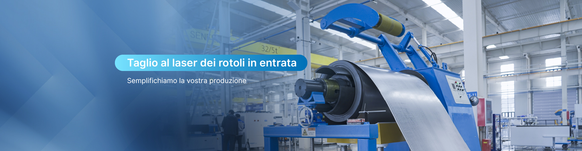 Macchina da taglio laser alimentata a bobina 