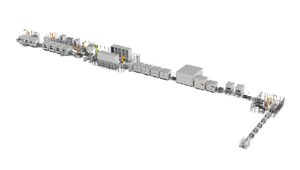 Linea di assemblaggio automatica del modulo batteria New Energy